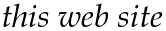 this web site